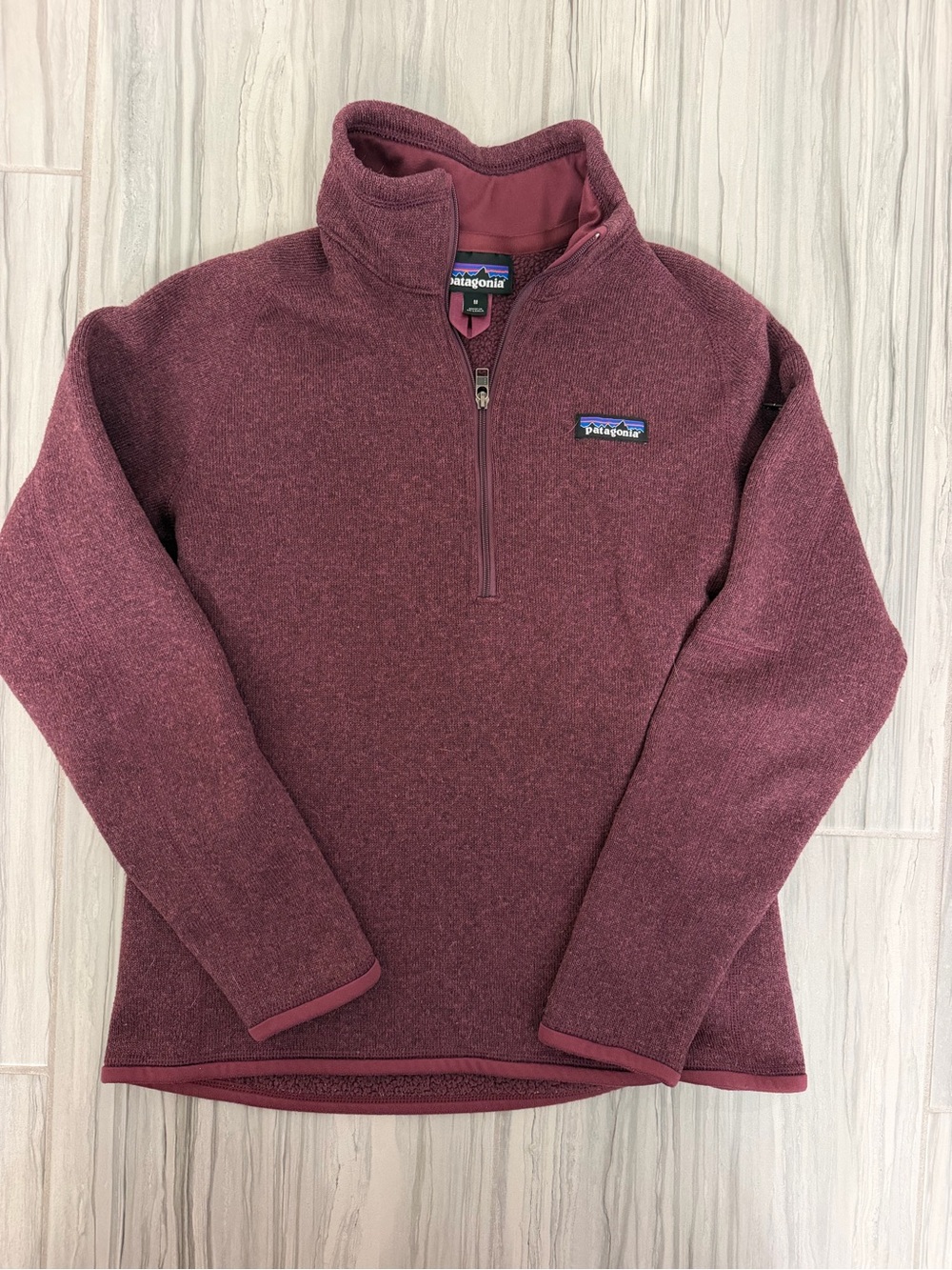 Patagonia Women's Better Sweater 1/4 Zip Fleece Pullover - Medium (Runs Small)